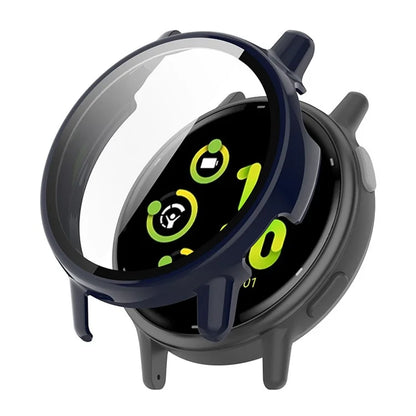 ENKAY Hat Prince For GarminActive 5 Watch Case PC Frame Watch Cover with 9H Tempered Glass Film