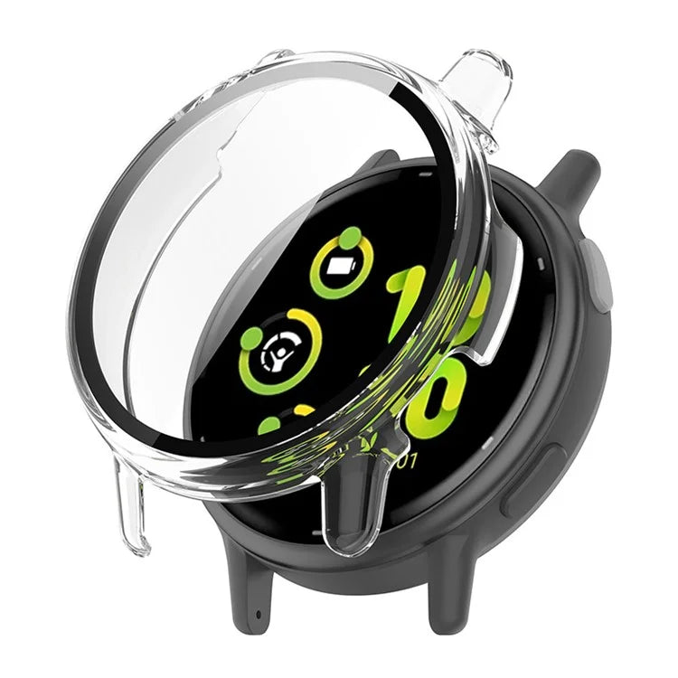 ENKAY Hat Prince For GarminActive 5 Watch Case PC Frame Watch Cover with 9H Tempered Glass Film