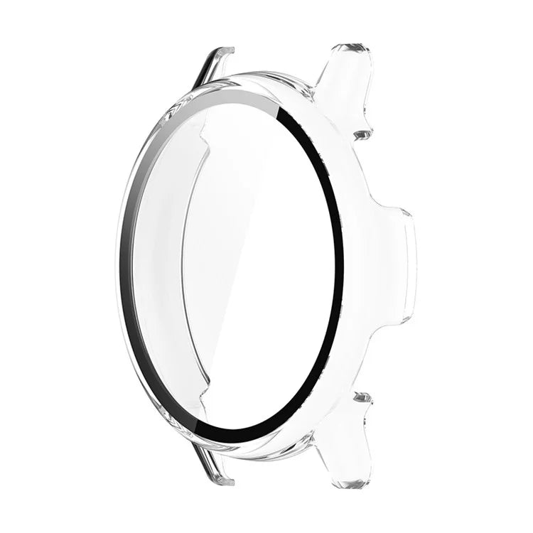 ENKAY Hat Prince For GarminActive 5 Watch Case PC Frame Watch Cover with 9H Tempered Glass Film