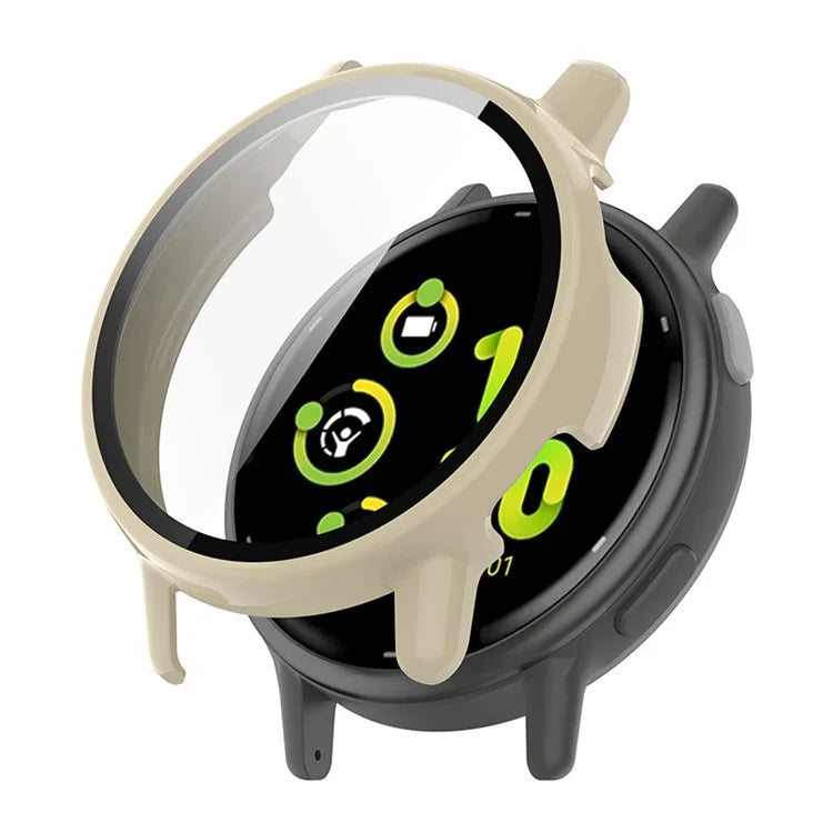 ENKAY Hat Prince For GarminActive 5 Watch Case PC Frame Watch Cover with 9H Tempered Glass Film