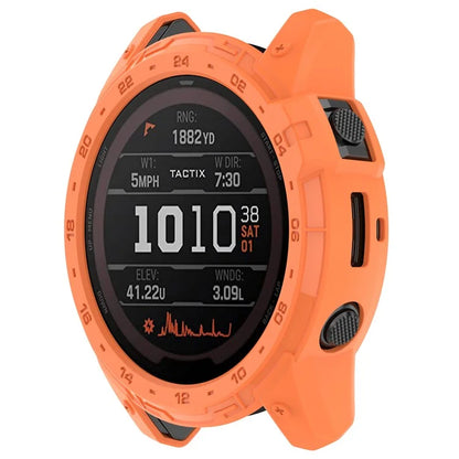 For Garmin Tactix 7 AMOLED Edition Watch Case Hollow TPU Frame with Dial Plate