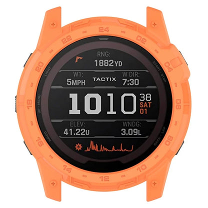 For Garmin Tactix 7 AMOLED Edition Watch Case Hollow TPU Frame with Dial Plate