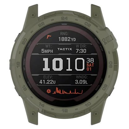 For Garmin Tactix 7 AMOLED Edition Watch Case Hollow TPU Frame with Dial Plate
