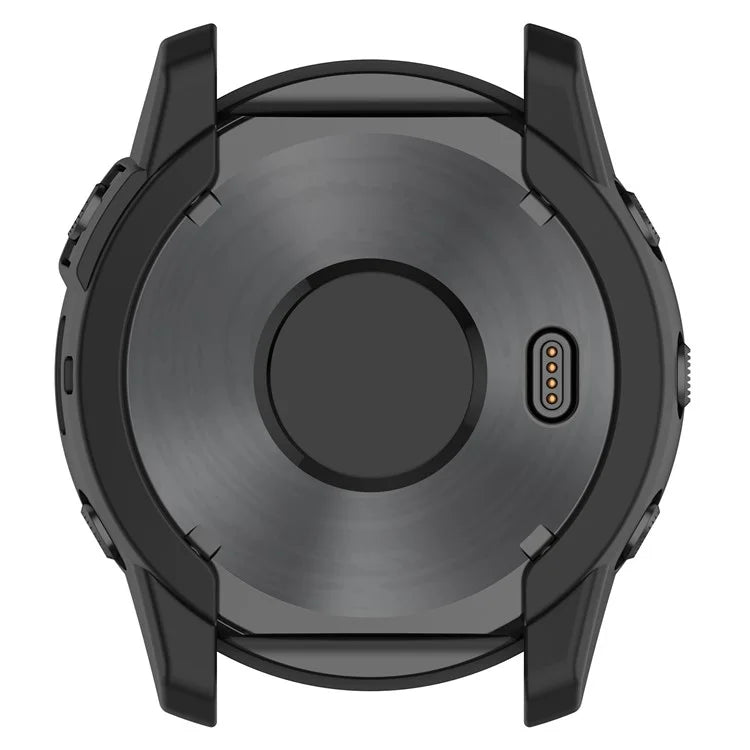 For Garmin Tactix 7 AMOLED Edition Watch Case Hollow TPU Frame with Dial Plate