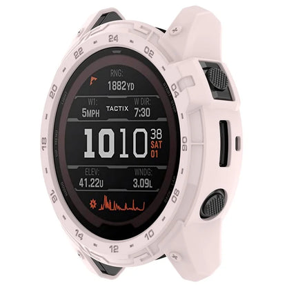For Garmin Tactix 7 AMOLED Edition Watch Case Hollow TPU Frame with Dial Plate