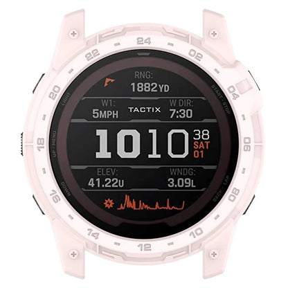 For Garmin Tactix 7 AMOLED Edition Watch Case Hollow TPU Frame with Dial Plate