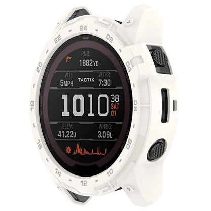 For Garmin Tactix 7 AMOLED Edition Watch Case Hollow TPU Frame with Dial Plate