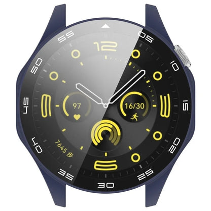 For Huawei Watch GT 4 46mm Watch Case Tempered Glass Screen Protector PC Frame Cover with Dial Plate
