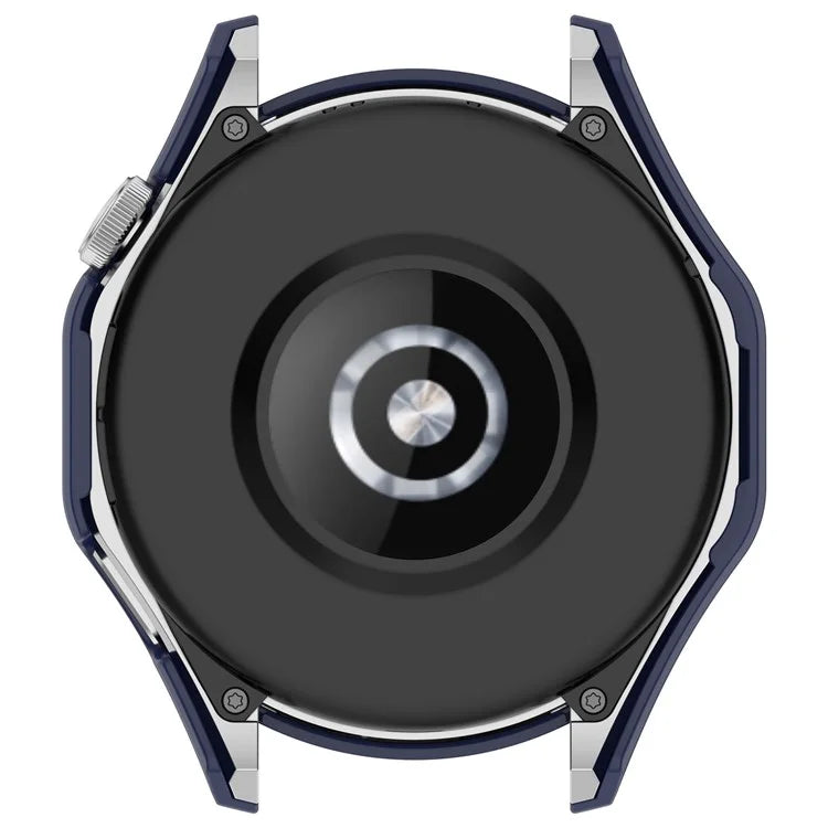 For Huawei Watch GT 4 46mm Watch Case Tempered Glass Screen Protector PC Frame Cover with Dial Plate