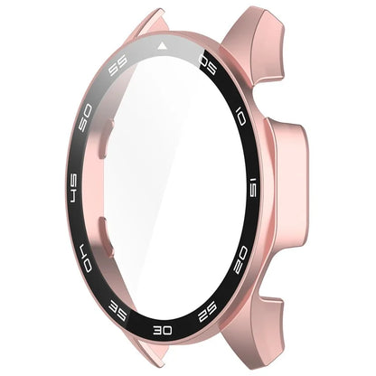 For Huawei Watch GT 4 46mm Watch Case Tempered Glass Screen Protector PC Frame Cover with Dial Plate