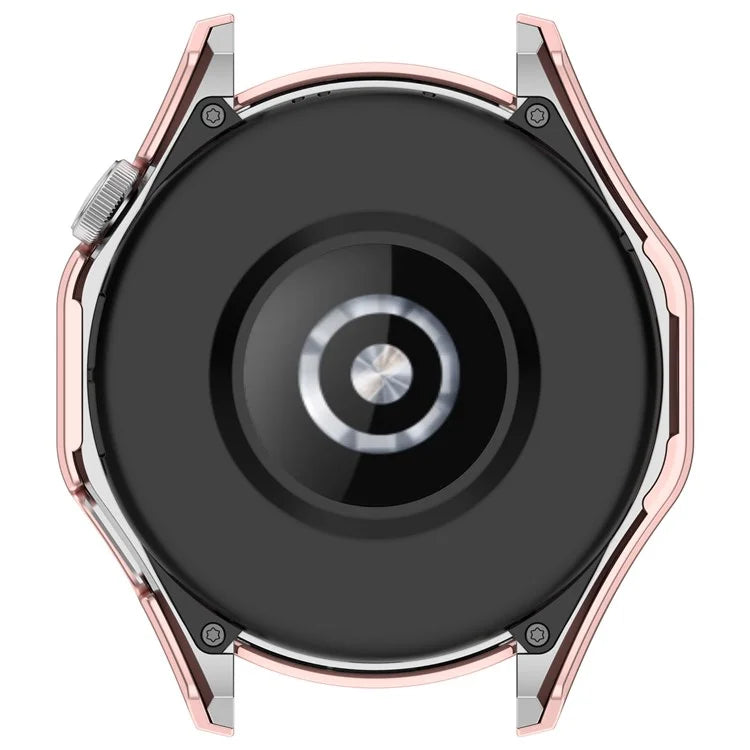 For Huawei Watch GT 4 46mm Watch Case Tempered Glass Screen Protector PC Frame Cover with Dial Plate