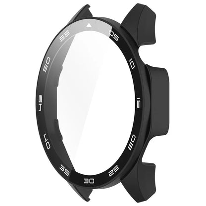 For Huawei Watch GT 4 46mm Watch Case Tempered Glass Screen Protector PC Frame Cover with Dial Plate