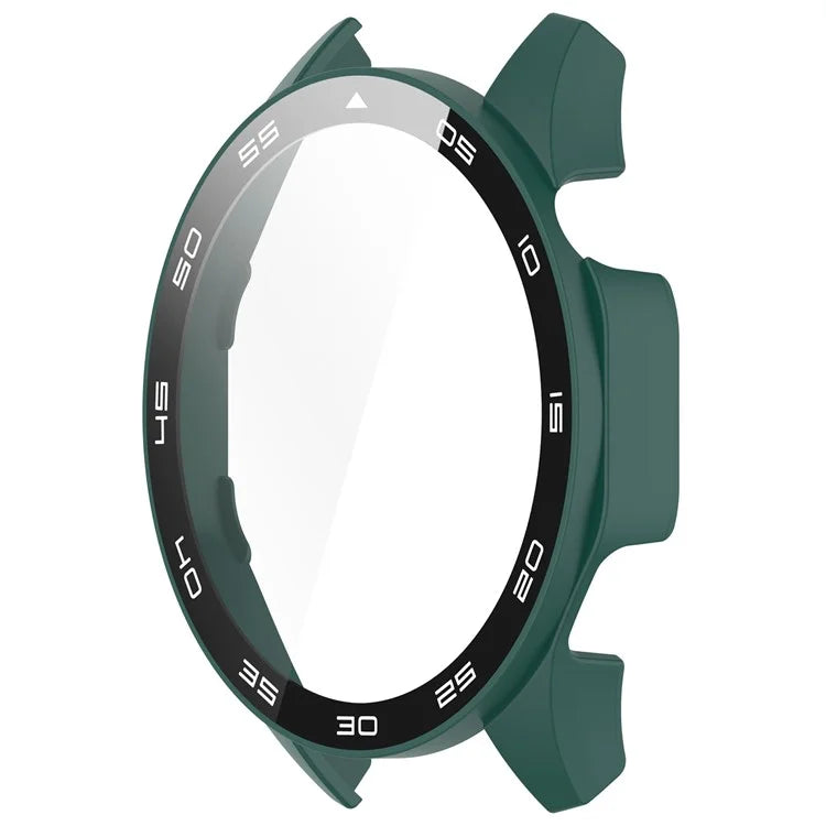 For Huawei Watch GT 4 46mm Watch Case Tempered Glass Screen Protector PC Frame Cover with Dial Plate