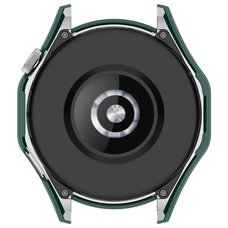 For Huawei Watch GT 4 46mm Watch Case Tempered Glass Screen Protector PC Frame Cover with Dial Plate