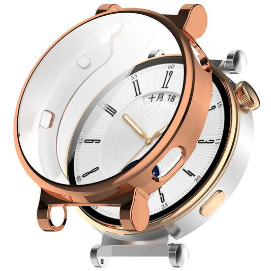 For Huawei Watch GT 4 41mm TPU Watch Case Full Protection Electroplating Watch Cover