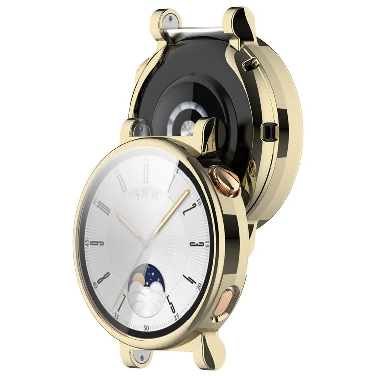 For Huawei Watch GT 4 41mm TPU Watch Case Full Protection Electroplating Watch Cover