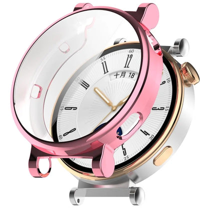 For Huawei Watch GT 4 41mm TPU Watch Case Full Protection Electroplating Watch Cover