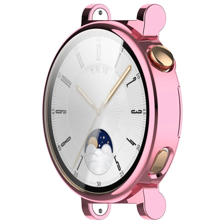 For Huawei Watch GT 4 41mm TPU Watch Case Full Protection Electroplating Watch Cover