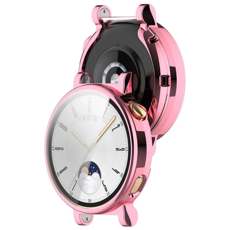 For Huawei Watch GT 4 41mm TPU Watch Case Full Protection Electroplating Watch Cover