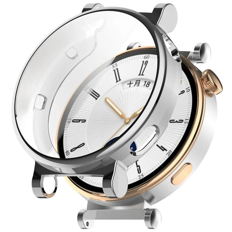 For Huawei Watch GT 4 41mm TPU Watch Case Full Protection Electroplating Watch Cover
