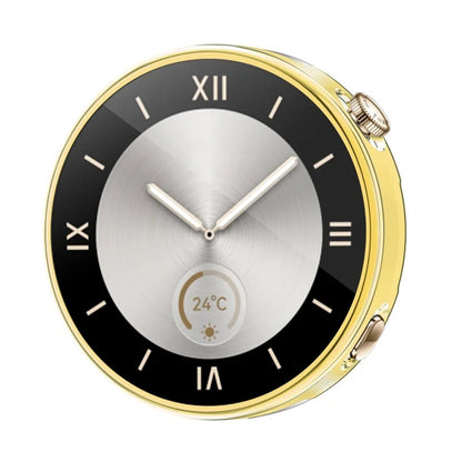 For Huawei Watch GT 4 41mm Watch Protector Electroplating Full Coverage TPU Watch Cover