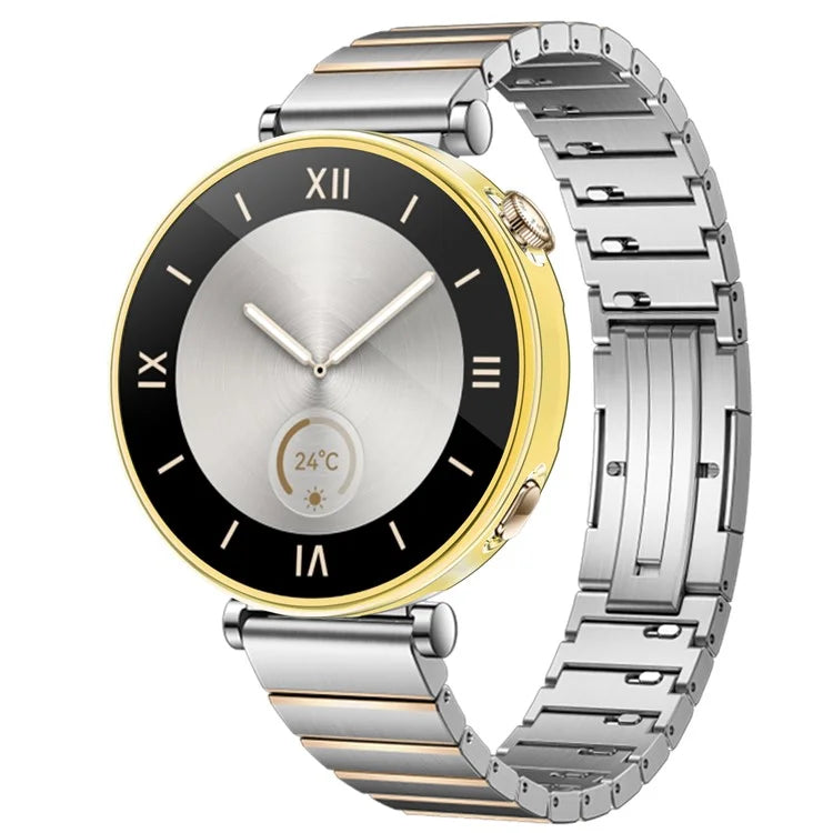 For Huawei Watch GT 4 41mm Watch Protector Electroplating Full Coverage TPU Watch Cover