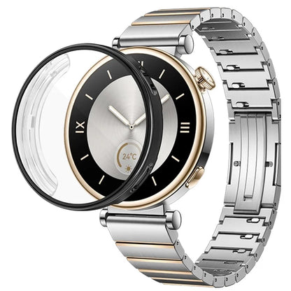 For Huawei Watch GT 4 41mm Watch Protector Electroplating Full Coverage TPU Watch Cover