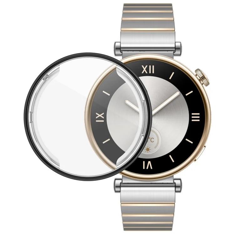 For Huawei Watch GT 4 41mm Watch Protector Electroplating Full Coverage TPU Watch Cover