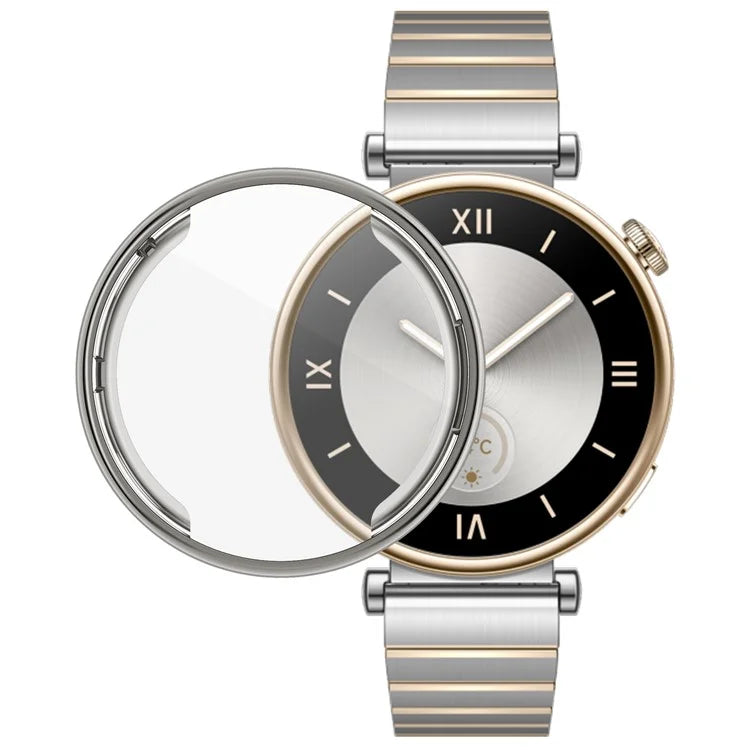 For Huawei Watch GT 4 41mm Watch Protector Electroplating Full Coverage TPU Watch Cover