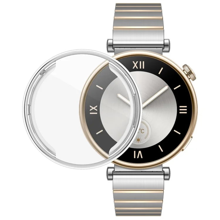 For Huawei Watch GT 4 41mm Watch Protector Electroplating Full Coverage TPU Watch Cover