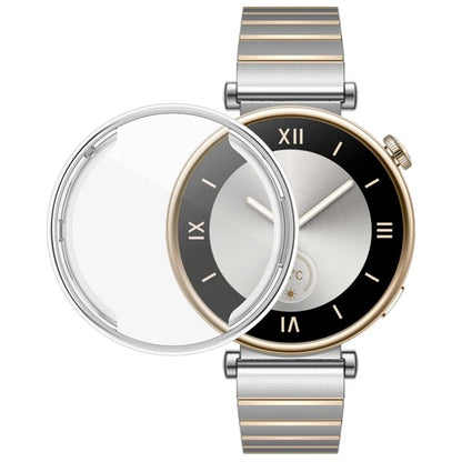 For Huawei Watch GT 4 41mm Watch Protector Electroplating Full Coverage TPU Watch Cover