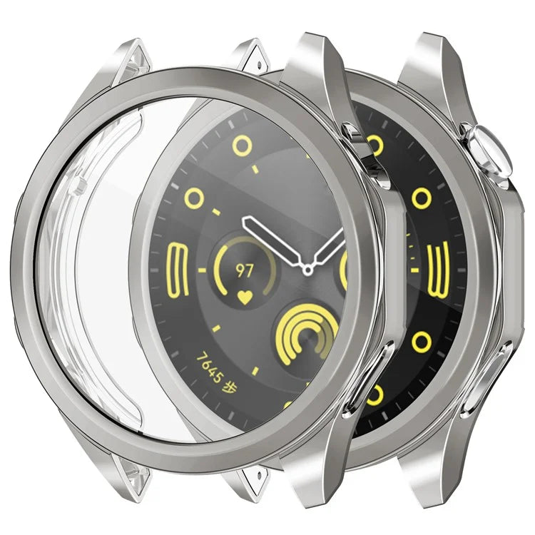 For Huawei Watch GT 4 46mm Watch Case TPU Scratch-resistant Electroplating Protector Cover