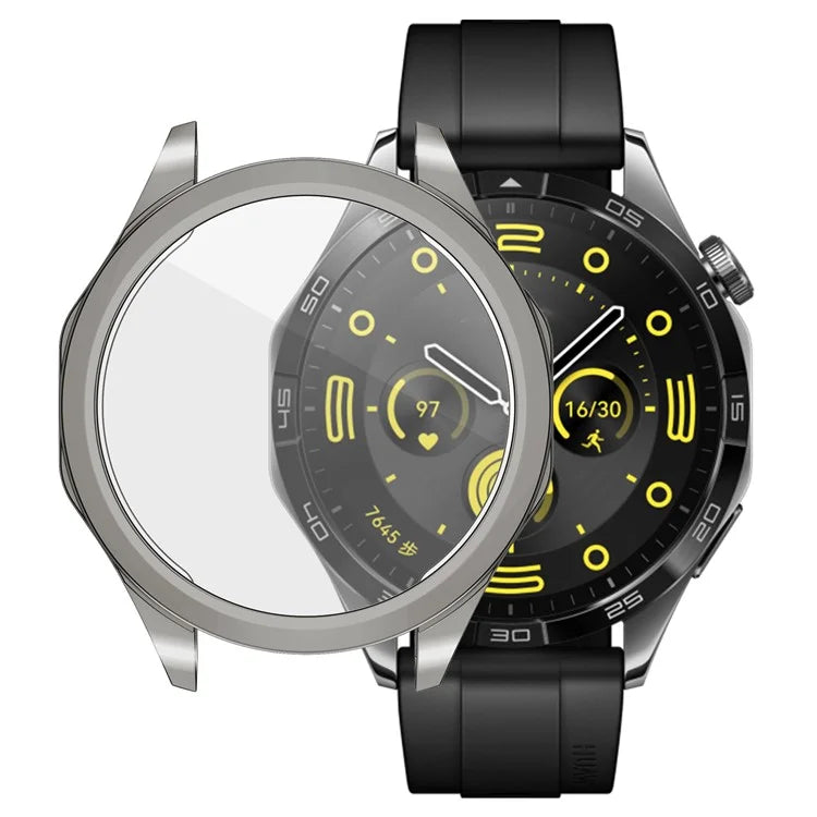 For Huawei Watch GT 4 46mm Watch Case TPU Scratch-resistant Electroplating Protector Cover