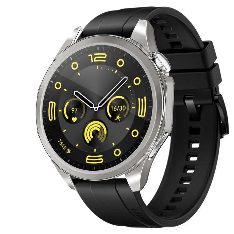 For Huawei Watch GT 4 46mm Watch Case TPU Scratch-resistant Electroplating Protector Cover