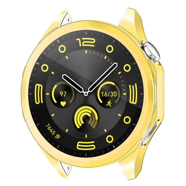 For Huawei Watch GT 4 46mm Watch Case TPU Scratch-resistant Electroplating Protector Cover