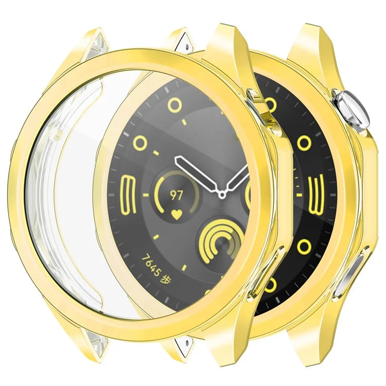 For Huawei Watch GT 4 46mm Watch Case TPU Scratch-resistant Electroplating Protector Cover