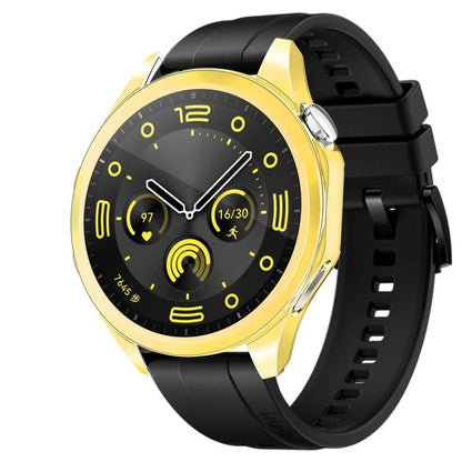 For Huawei Watch GT 4 46mm Watch Case TPU Scratch-resistant Electroplating Protector Cover