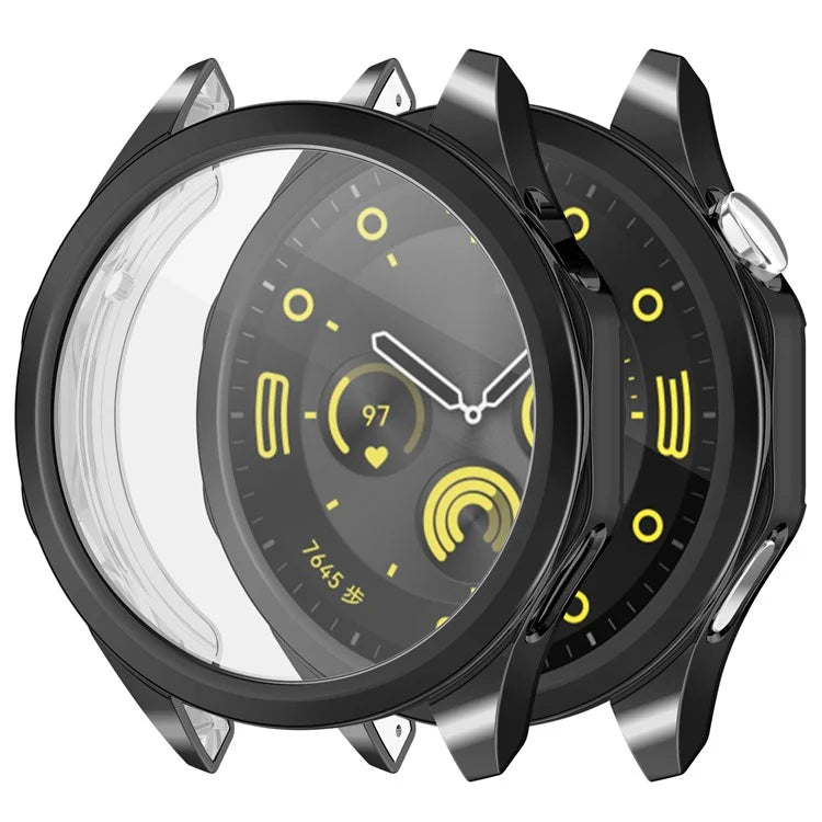 For Huawei Watch GT 4 46mm Watch Case TPU Scratch-resistant Electroplating Protector Cover