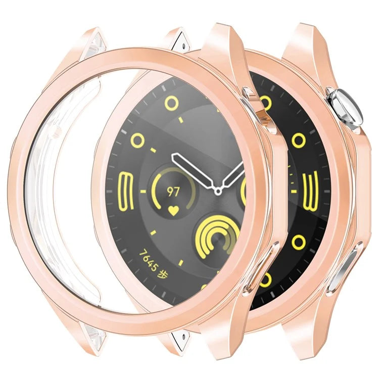 For Huawei Watch GT 4 46mm Watch Case TPU Scratch-resistant Electroplating Protector Cover