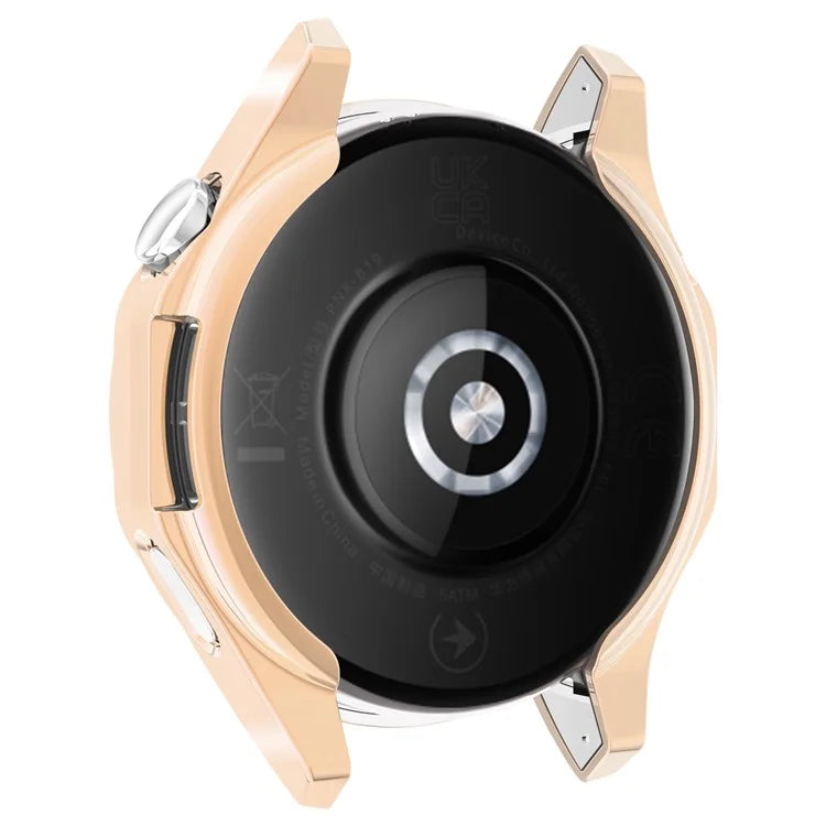 For Huawei Watch GT 4 46mm Watch Case TPU Scratch-resistant Electroplating Protector Cover