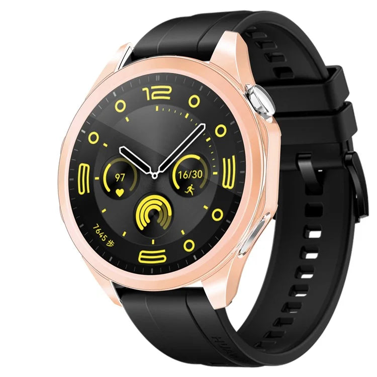 For Huawei Watch GT 4 46mm Watch Case TPU Scratch-resistant Electroplating Protector Cover