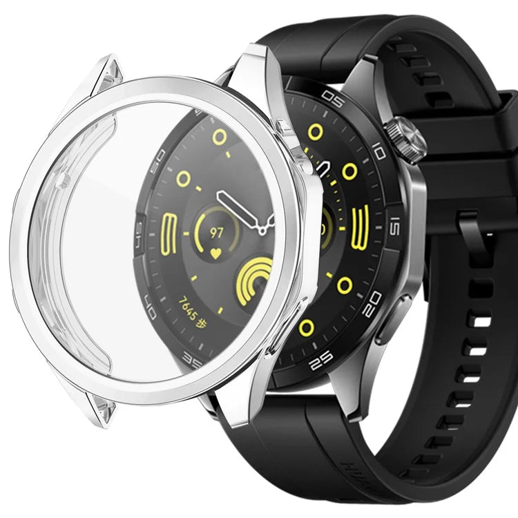 For Huawei Watch GT 4 46mm Watch Case TPU Scratch-resistant Electroplating Protector Cover