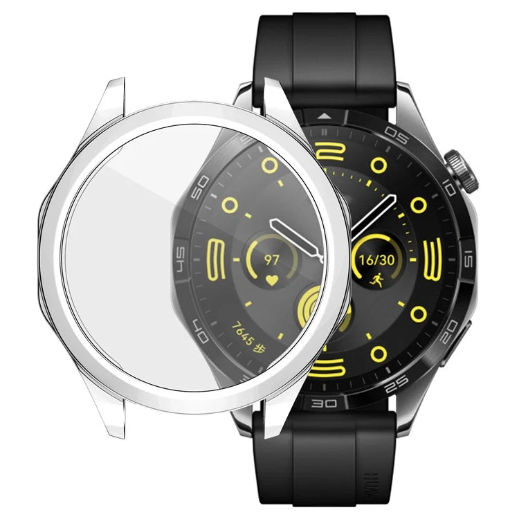 For Huawei Watch GT 4 46mm Watch Case TPU Scratch-resistant Electroplating Protector Cover