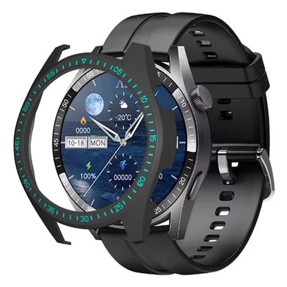 For Aigo GT8 Half-Wrapped Protective Cover Hard PC Frame Watch Case with Dial Plate