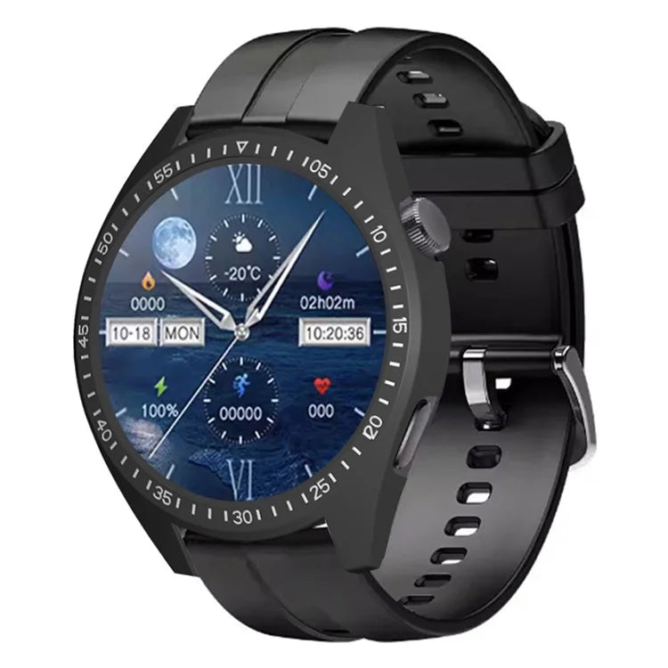 For Aigo GT8 Half-Wrapped Protective Cover Hard PC Frame Watch Case with Dial Plate