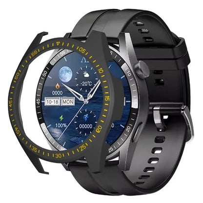 For Aigo GT8 Half-Wrapped Protective Cover Hard PC Frame Watch Case with Dial Plate