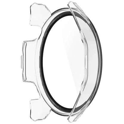 For Honor Watch 4 Pro Watch Case PC Full Coverage Protective Cover with Tempered Glass Screen Film