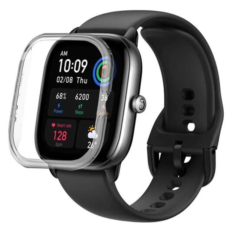 For Huami Amazfit GTS 4 Mini Watch Protective Frame PC Scratch-resistant Cover