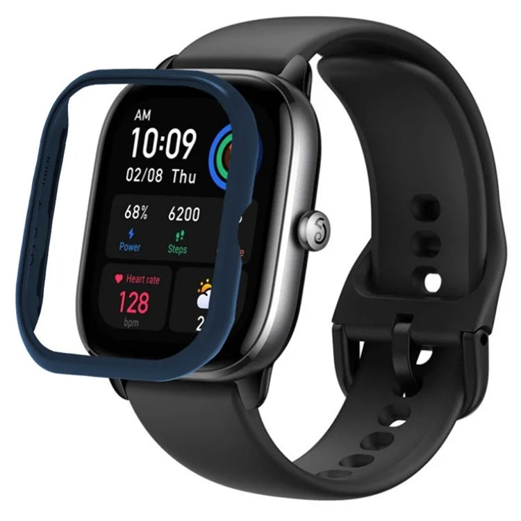 For Huami Amazfit GTS 4 Mini Watch Protective Frame PC Scratch-resistant Cover