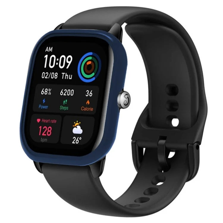 For Huami Amazfit GTS 4 Mini Watch Protective Frame PC Scratch-resistant Cover